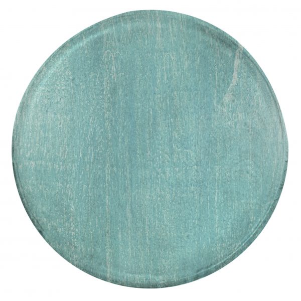 Round Serving Board - 300x15mm, Mangowood, Aqua from Chef Inox. made out of Mangowood and sold in boxes of 1. Hospitality quality at wholesale price with The Flying Fork!