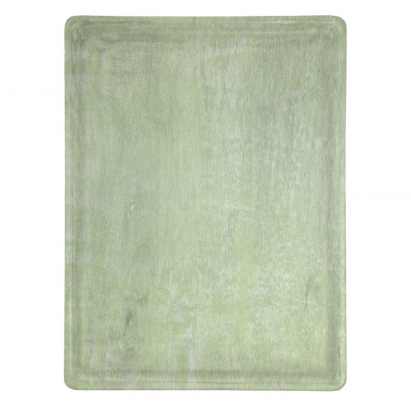 Rectangle Serving Board With Handle - 360x180x15mm, Mangowood, Green from Chef Inox. made out of Mangowood and sold in boxes of 1. Hospitality quality at wholesale price with The Flying Fork!