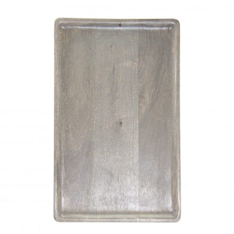 Rectangle Serving Board - 360x180x15mm, Mangowood, Grey from Chef Inox. made out of Mangowood and sold in boxes of 1. Hospitality quality at wholesale price with The Flying Fork!