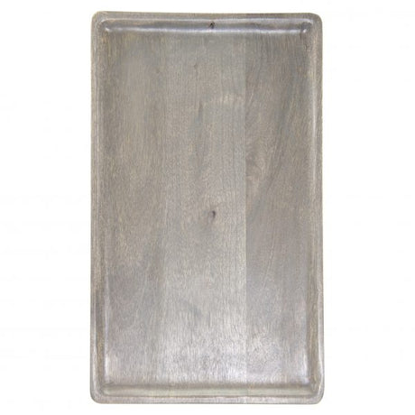 Rectangle Serving Board - 400x200x15mm, Mangowood, Grey from Chef Inox. made out of Mangowood and sold in boxes of 1. Hospitality quality at wholesale price with The Flying Fork!