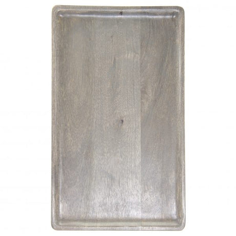 Rectangle Serving Board - 430x250x15mm, Mangowood, Grey from Chef Inox. made out of Mangowood and sold in boxes of 1. Hospitality quality at wholesale price with The Flying Fork!