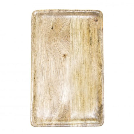 Rectangle Serving Board - 360x180x15mm, Mangowood, Natural from Chef Inox. made out of Mangowood and sold in boxes of 1. Hospitality quality at wholesale price with The Flying Fork!