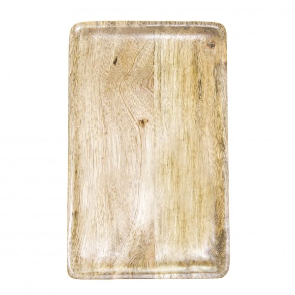 Rectangle Serving Board - 360x180x15mm, Mangowood, Natural from Chef Inox. made out of Mangowood and sold in boxes of 1. Hospitality quality at wholesale price with The Flying Fork!