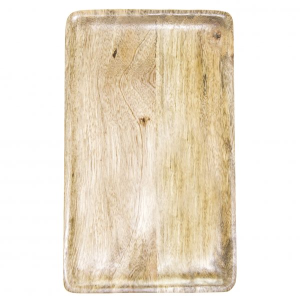 Serving Board - 400x200x15mm, Mangowood, Natural from Chef Inox. made out of Mangowood and sold in boxes of 1. Hospitality quality at wholesale price with The Flying Fork!