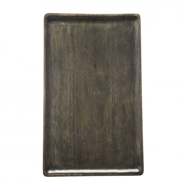 Rectangle Serving Board - 360x180x15mm, Mangowood, Dark from Chef Inox. made out of Mangowood and sold in boxes of 1. Hospitality quality at wholesale price with The Flying Fork!