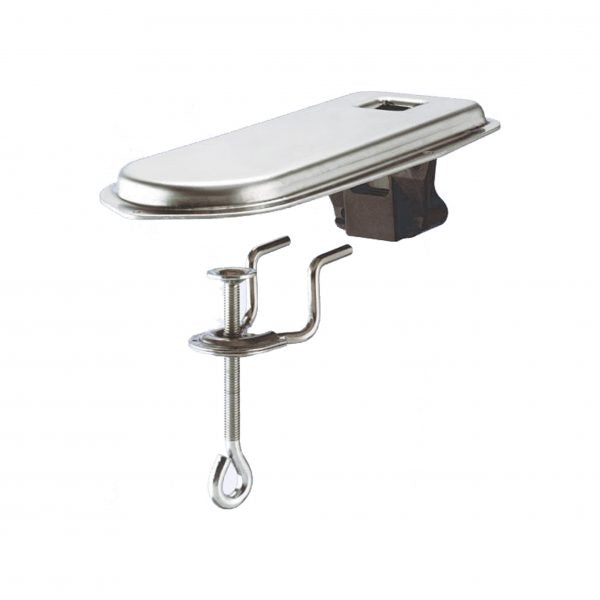 Clamp Base - Stainless Steel Finish from Bonzer. made out of Stainless Steel and sold in boxes of 1. Hospitality quality at wholesale price with The Flying Fork!
