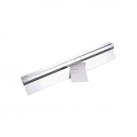 Non-Clip Check Holder - 1100mm, Stainless Steel from Chef Inox. made out of Stainless Steel and sold in boxes of 12. Hospitality quality at wholesale price with The Flying Fork! 