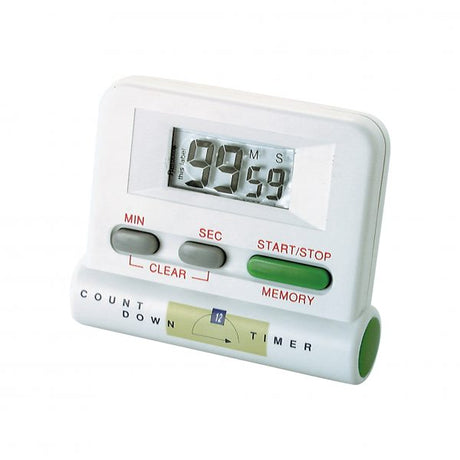 Digital Countdown Timer (60 Minute) - 62x62x25mm from Chef Inox. made out of Plastic and sold in boxes of 1. Hospitality quality at wholesale price with The Flying Fork!