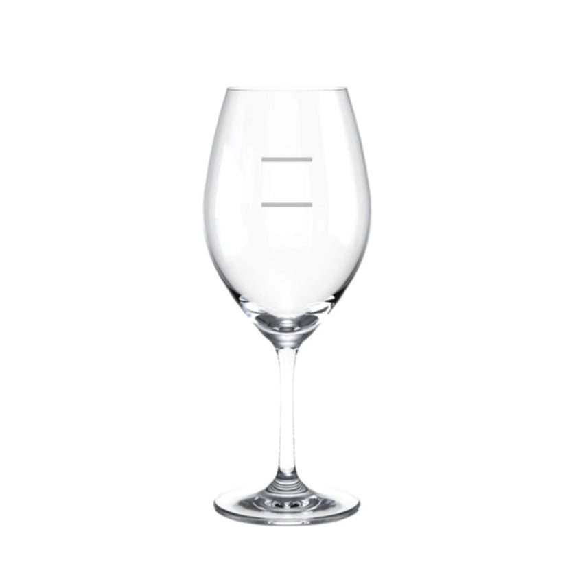 Melody Chianti - 375Ml, Double Pour Line from Ryner Glass. Pour line printed and sold in boxes of 24. Hospitality quality at wholesale price with The Flying Fork!