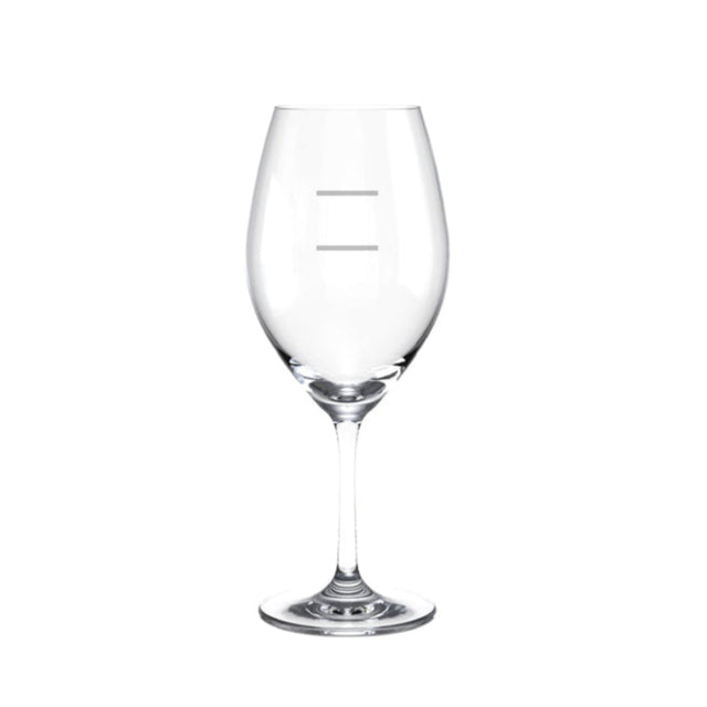 Melody Chianti - 375Ml, Double Pour Line from Ryner Glass. Pour line printed and sold in boxes of 24. Hospitality quality at wholesale price with The Flying Fork!