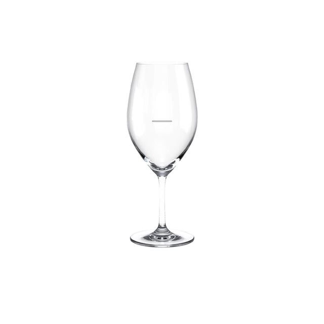 Melody Bordeaux - 475Ml, Pour Line from Ryner Glass. Pour line printed and sold in boxes of 24. Hospitality quality at wholesale price with The Flying Fork!