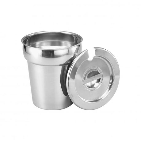 Steam Table Insert - 4.0Lt from Chef Inox. made out of Stainless Steel and sold in boxes of 1. Hospitality quality at wholesale price with The Flying Fork!