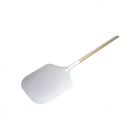 Pizza Peel With Wood Handle - 910mm, Aluminum from Chef Inox. made out of Aluminium and sold in boxes of 1. Hospitality quality at wholesale price with The Flying Fork!
