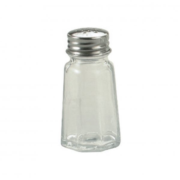 Glass Salt & Pepper Shaker - 30ml from Chef Inox. made out of Glass and sold in boxes of 12. Hospitality quality at wholesale price with The Flying Fork!