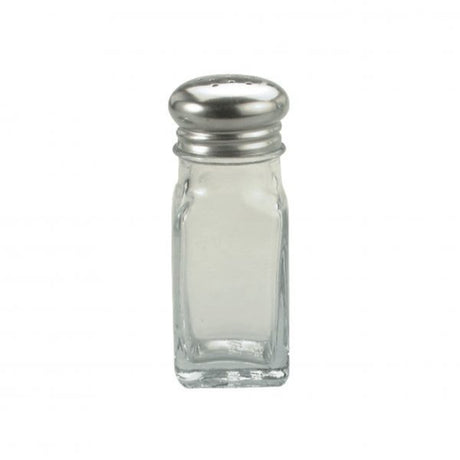 Glass Salt & Pepper Shaker (S-S Top) - 60ml from Chef Inox. made out of Glass and sold in boxes of 12. Hospitality quality at wholesale price with The Flying Fork!