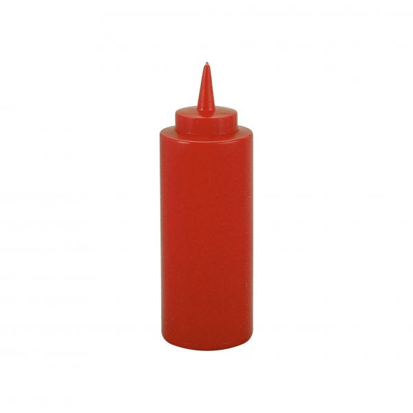 Squeeze Bottle - 340ml, Red from Chef Inox. made out of Polyethylene and sold in boxes of 12. Hospitality quality at wholesale price with The Flying Fork!