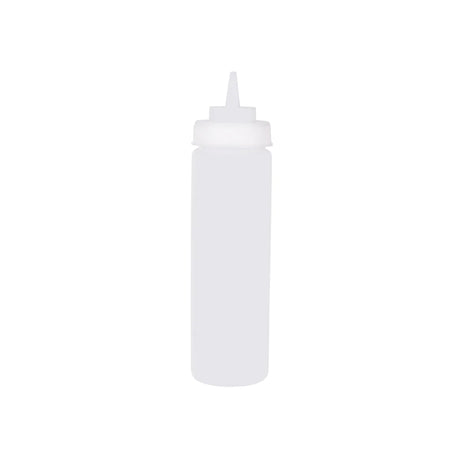 Wide Mouth Squeeze Bottle - 720ml, Clear from Chef Inox. made out of Polypropylene and sold in boxes of 12. Hospitality quality at wholesale price with The Flying Fork!