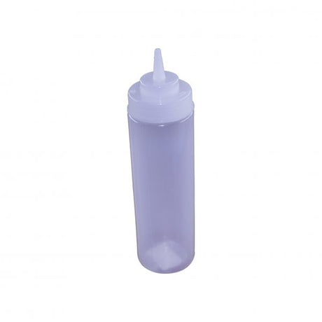 Wide Mouth Squeeze Bottle - 950ml, Clear from Chef Inox. made out of Polypropylene and sold in boxes of 12. Hospitality quality at wholesale price with The Flying Fork!