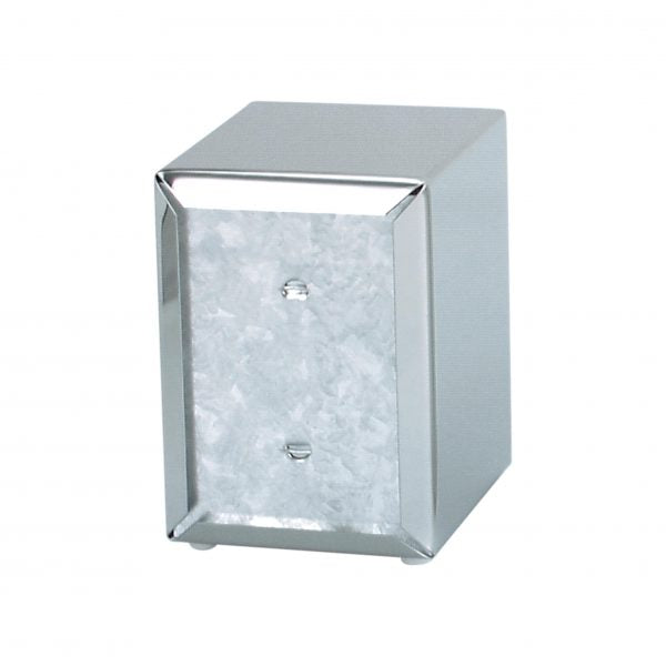 D Fold Napkin Dispenser - 130x95x115mm from Chef Inox. made out of Stainless Steel and sold in boxes of 1. Hospitality quality at wholesale price with The Flying Fork!