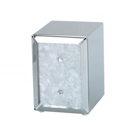 D Fold Napkin Dispenser - 130x95x115mm from Chef Inox. made out of Stainless Steel and sold in boxes of 1. Hospitality quality at wholesale price with The Flying Fork!