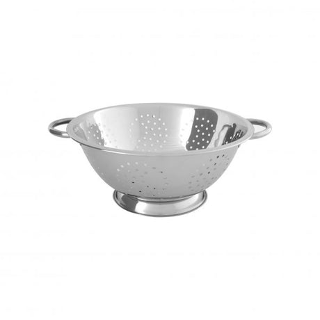 Colander With Wire Handle (4mm Holes) - 13.0Lt, 375x165mm from Chef Inox. made out of Stainless Steel and sold in boxes of 1. Hospitality quality at wholesale price with The Flying Fork!