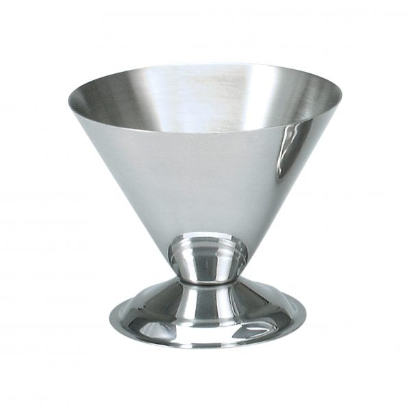 Seafood Cocktail - 15ml, Conical from Chef Inox. made out of Stainless Steel and sold in boxes of 10. Hospitality quality at wholesale price with The Flying Fork!