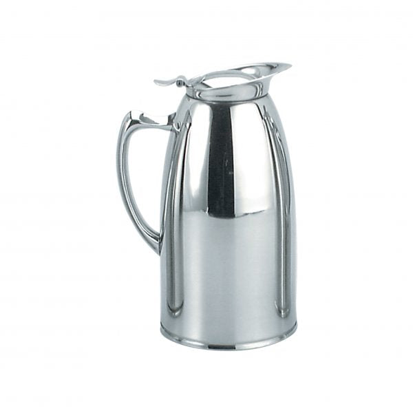 Insulated Jug - 1.5Lt, Satin Finish from Chef Inox. made out of Stainless Steel 18/10 and sold in boxes of 1. Hospitality quality at wholesale price with The Flying Fork!