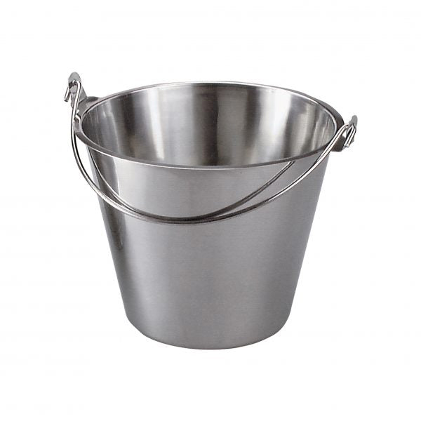 Bucket - 13.0Lt from Chef Inox. made out of Stainless Steel and sold in boxes of 1. Hospitality quality at wholesale price with The Flying Fork!