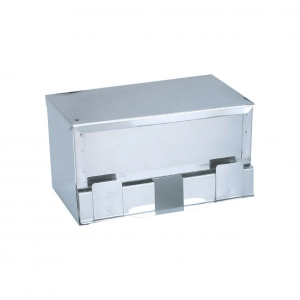 Straw Dispenser - 260x150x130mm from Chef Inox. made out of Stainless Steel and sold in boxes of 1. Hospitality quality at wholesale price with The Flying Fork!