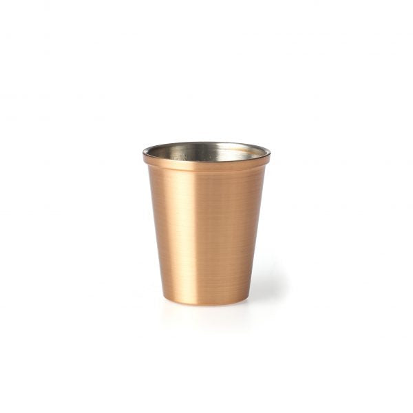 Sauce Cup-Shot Cup - 60ml, Copper from Chef Inox. Sold in boxes of 1. Hospitality quality at wholesale price with The Flying Fork!