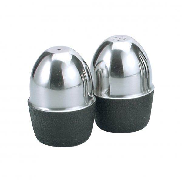 Salt & Pepper Shaker - Egg Shapped, Stainless Steel, 60ml from Chef Inox. made out of Stainless Steel and sold in boxes of 1. Hospitality quality at wholesale price with The Flying Fork!