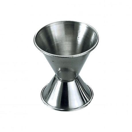 Double Jigger - 15-30ml from Chef Inox. made out of Stainless Steel and sold in boxes of 1. Hospitality quality at wholesale price with The Flying Fork!