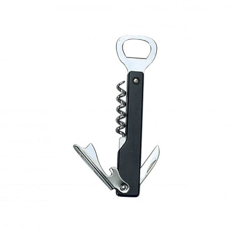 Waiters Friend (4 Uses) - Black from Ghidini. made out of Chrome Plated and sold in boxes of 1. Hospitality quality at wholesale price with The Flying Fork!