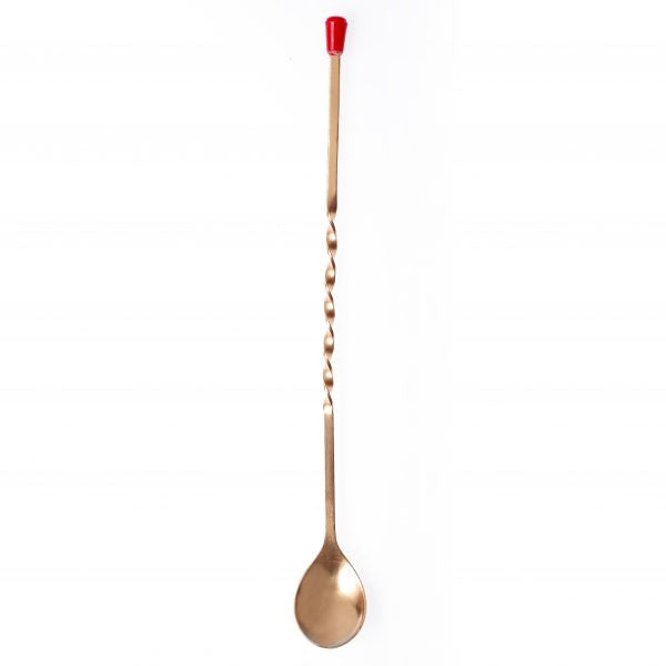 Bar-Muddling Spoon - 330mm, Copper Plated from Chef Inox. made out of Copper and sold in boxes of 1. Hospitality quality at wholesale price with The Flying Fork!