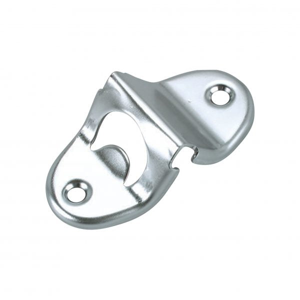 Wall Type Bottle Opener from Chef Inox. made out of Chrome Plated Steel and sold in boxes of 1. Hospitality quality at wholesale price with The Flying Fork!