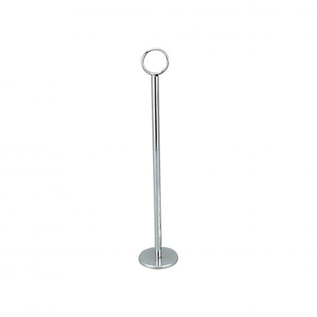 Table Number Stand - 200mm from Chef Inox. made out of Steel Plated and sold in boxes of 20. Hospitality quality at wholesale price with The Flying Fork!