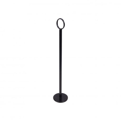 Table Number Stand - 380mm, Black from Chef Inox. made out of Steel Plated and sold in boxes of 12. Hospitality quality at wholesale price with The Flying Fork!