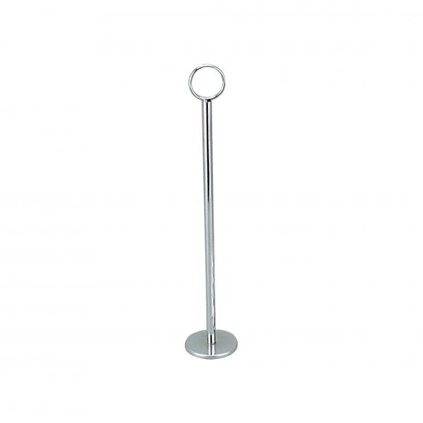 Table Number Stand - 450mm from Chef Inox. made out of Steel Plated and sold in boxes of 12. Hospitality quality at wholesale price with The Flying Fork!