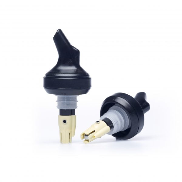 Spirit Measure (12 Pack) - 15mL, Black from Tru-Pour. made out of PP Co-Polymer and sold in boxes of 1. Hospitality quality at wholesale price with The Flying Fork!