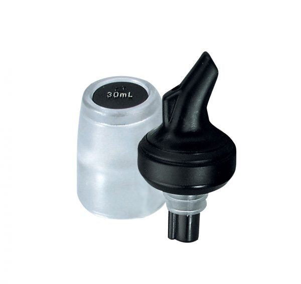 Combo Spirit Measure (12 Pack) - 30mL, Black from Tru-Pour. made out of PP Co-Polymer and sold in boxes of 1. Hospitality quality at wholesale price with The Flying Fork!