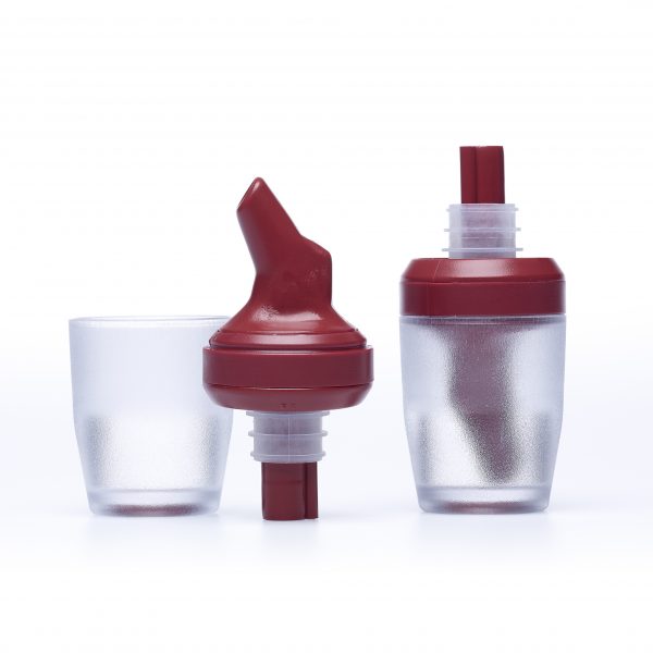 Combo Spirit Measure (12 Pack) - 30mL, Burgundy from Tru-Pour. made out of PP Co-Polymer and sold in boxes of 1. Hospitality quality at wholesale price with The Flying Fork!