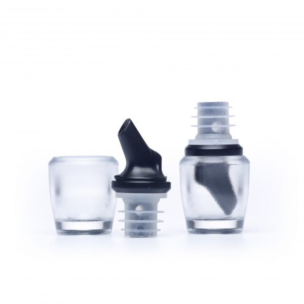 Combo Spirit Measure (12 Pack) - 15mL, Black from Tru-Pour. made out of PP Co-Polymer and sold in boxes of 1. Hospitality quality at wholesale price with The Flying Fork!