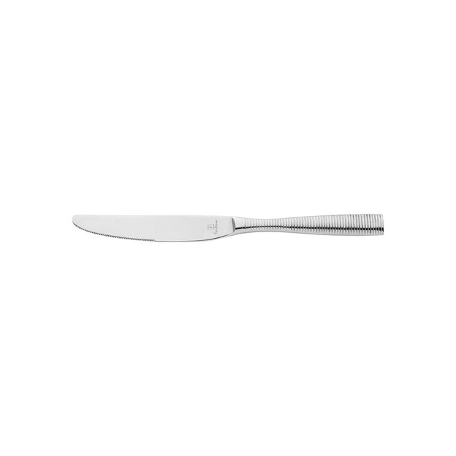 Dessert Knife - Solid Handle - Ringo from Fortessa. made out of Stainless Steel and sold in boxes of 12. Hospitality quality at wholesale price with The Flying Fork!