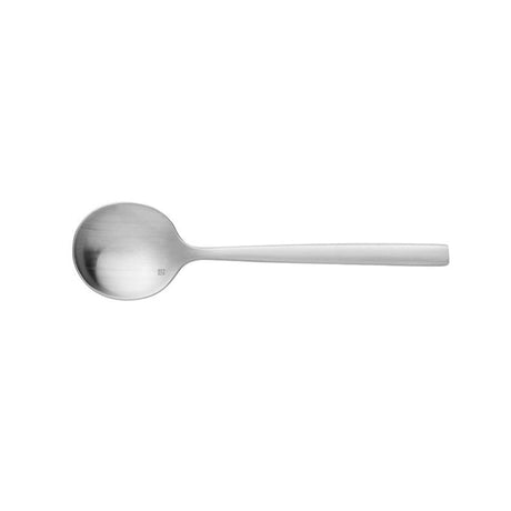 Soup Spoon - Titan Arezzo Brushed from Fortessa. made out of Stainless Steel and sold in boxes of 12. Hospitality quality at wholesale price with The Flying Fork!