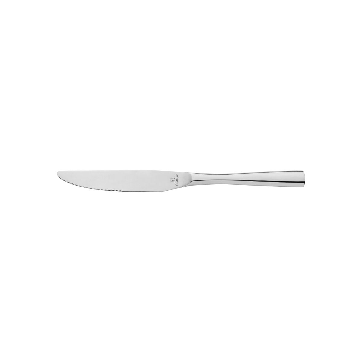 Dessert Knife - Solid Handle - Lucca from Fortessa. made out of Stainless Steel and sold in boxes of 12. Hospitality quality at wholesale price with The Flying Fork!