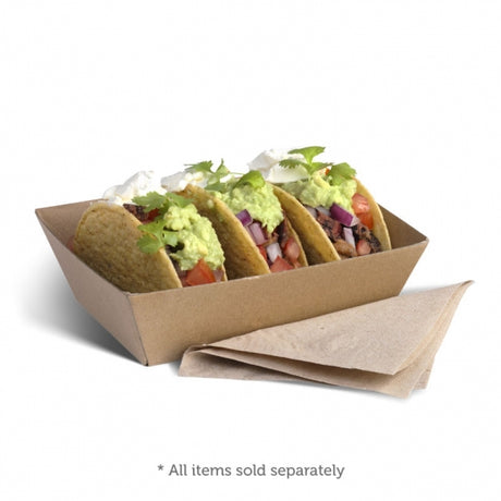 Tray #1 - 131 x 91 x 50mm - FSC Mix - kraft - Carton of 500 units