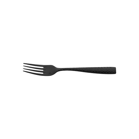 Table Fork - Lucca Faceted, Black from Fortessa. made out of Stainless Steel and sold in boxes of 12. Hospitality quality at wholesale price with The Flying Fork!