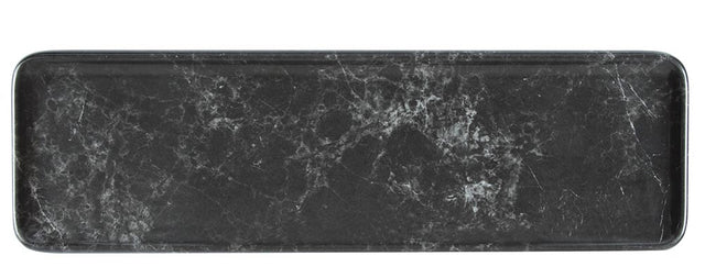Melamine Platter - 2/4 Gn, Marble Black from Bonna. Patterned and sold in boxes of 4. Hospitality quality at wholesale price with The Flying Fork!