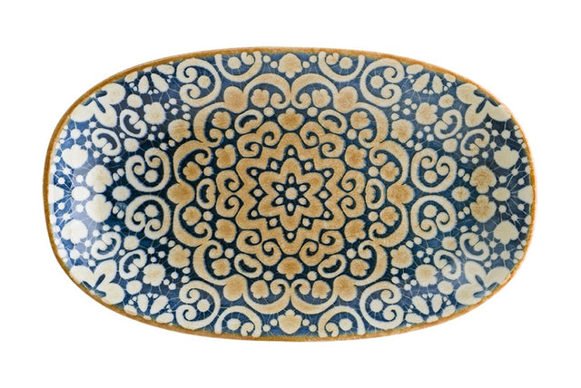 Oval Dish - 240Mm, Alhambra from Bonna. Patterned, made out of Ceramic and sold in boxes of 12. Hospitality quality at wholesale price with The Flying Fork!
