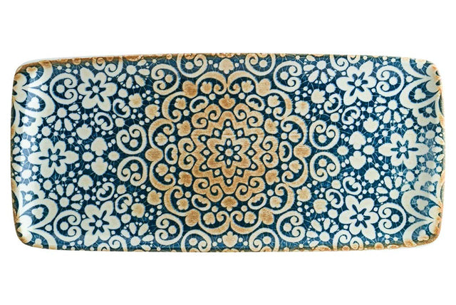 Rectangular Platter - 340Mm, Alhambra from Bonna. Patterned, made out of Ceramic and sold in boxes of 12. Hospitality quality at wholesale price with The Flying Fork!